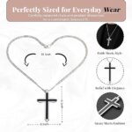 Stainless Steel Cross Necklace Elegance Everyday