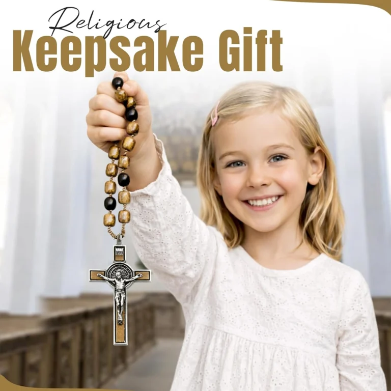 Catholic Rosary Italian Olive Wood Gift