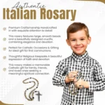 Catholic Rosary Necklace Italian