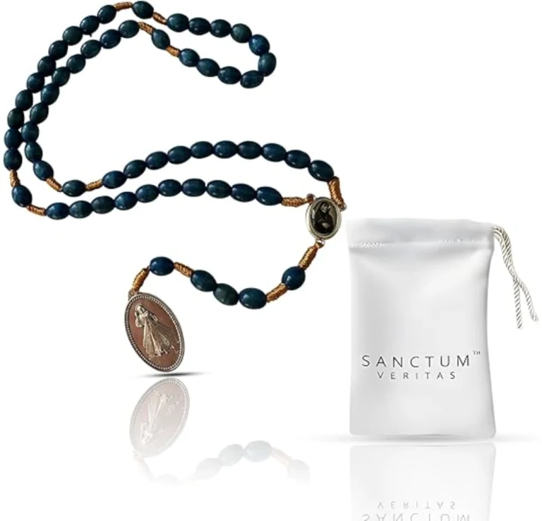 Saint Faustina True Relic Divine Mercy Chaplet USA