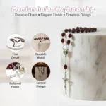 Saint Padre Pio 3rd Class Relic Italian Rosary Patron