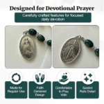 Saint Faustina 3rd Class Relic Divine Mercy Chaplet Prayer