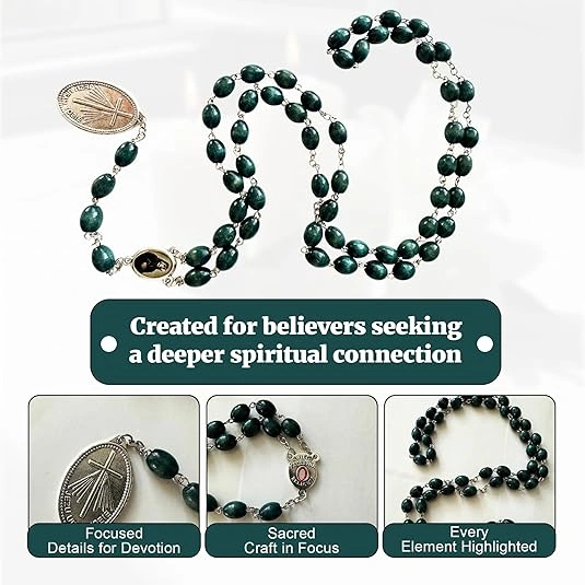 Saint Faustina 3rd Class Relic Divine Mercy Chaplet seeking