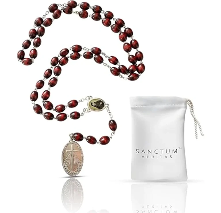 Saint Faustina Divine Mercy 3rd Class Relic Chaplet USA