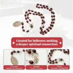 Saint Faustina Divine Mercy 3rd Class Relic Chaplet Deeper