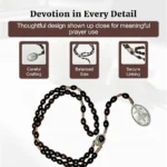 Saint Faustina Divine Mercy Chaplet with 3rd Class Relic Devotion