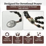 Saint Faustina Divine Mercy Chaplet with 3rd Class Relic Devotional