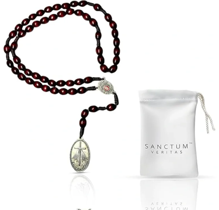 Saint Faustina Divine Mercy True Relic Chaplet USA