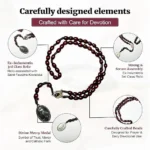 Saint Faustina Divine Mercy True Relic Chaplet Design