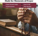 Saint Faustina Divine Mercy True Relic Chaplet Moments