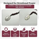 Saint Faustina Divine Mercy True Relic Chaplet Prayer