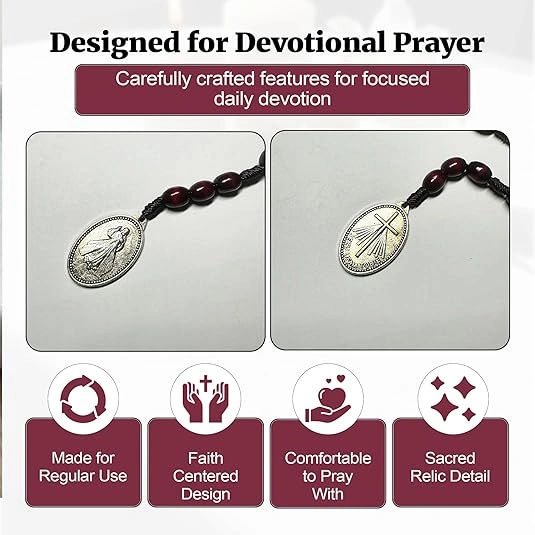 Saint Faustina Divine Mercy True Relic Chaplet Prayer