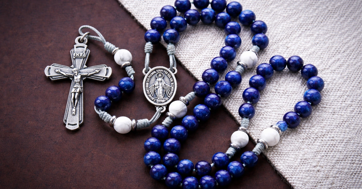 Blue Rosary Beads Meaning
