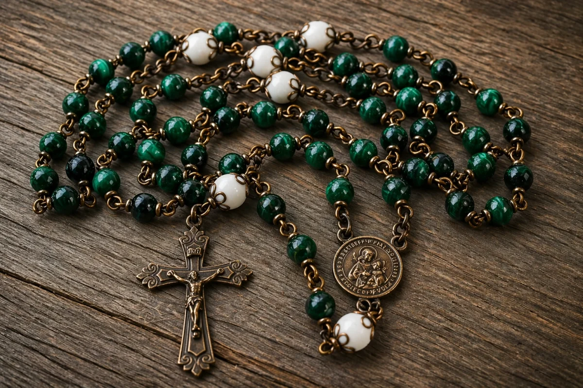 green rosary bracelet meaning