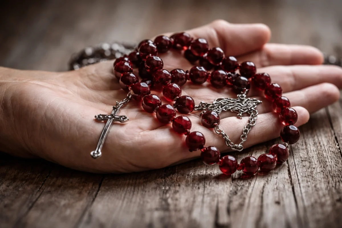 rosary sorrowful mysteries with scripture