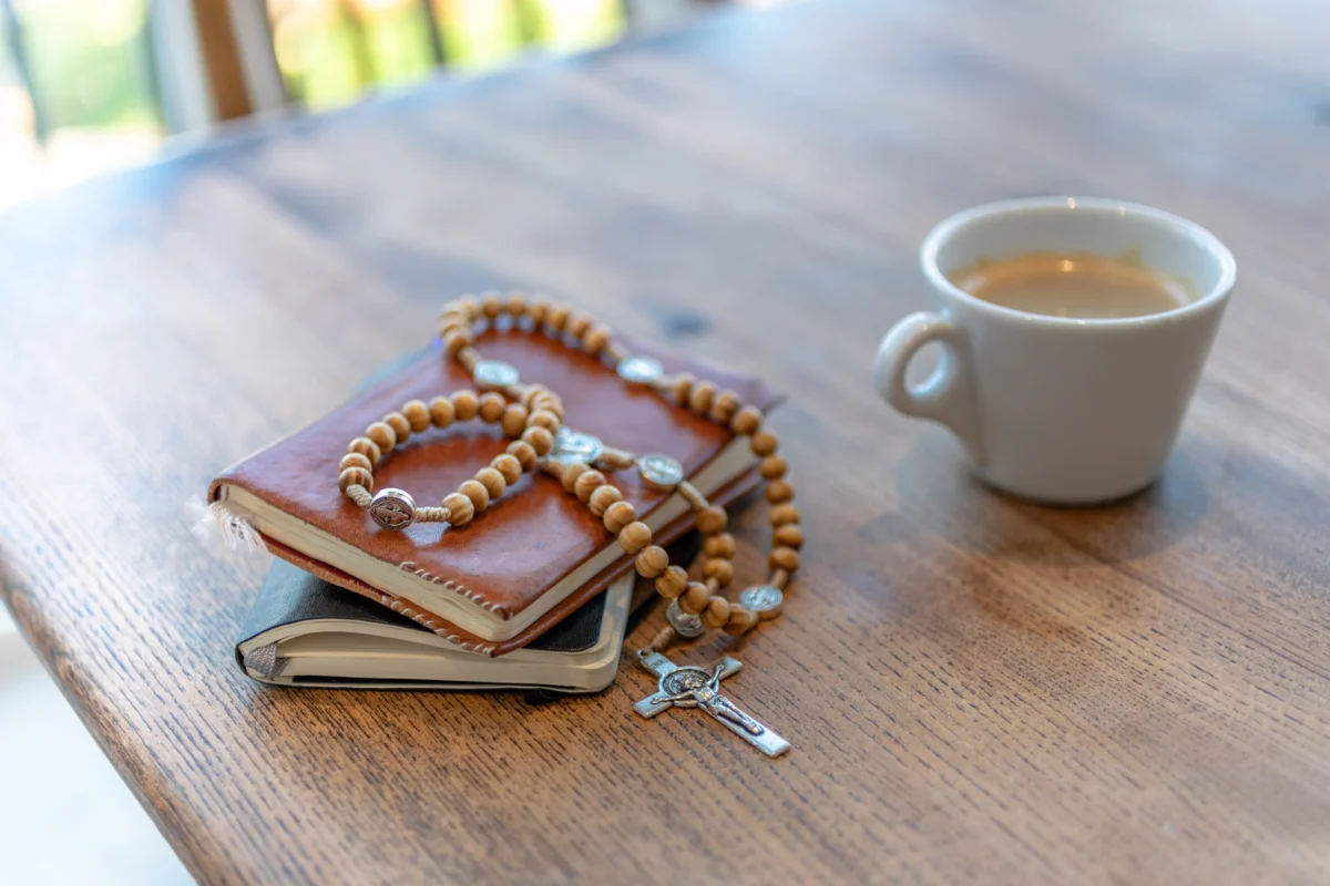 how to make a rosary with string and beads step