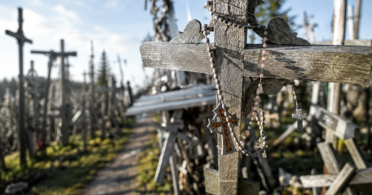 white rosary beads meaning