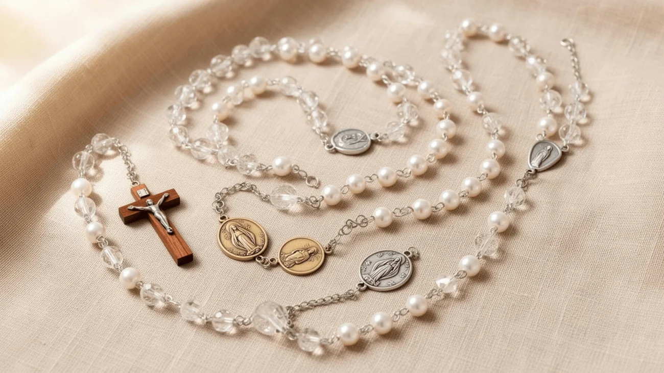 what do white beads symbolize