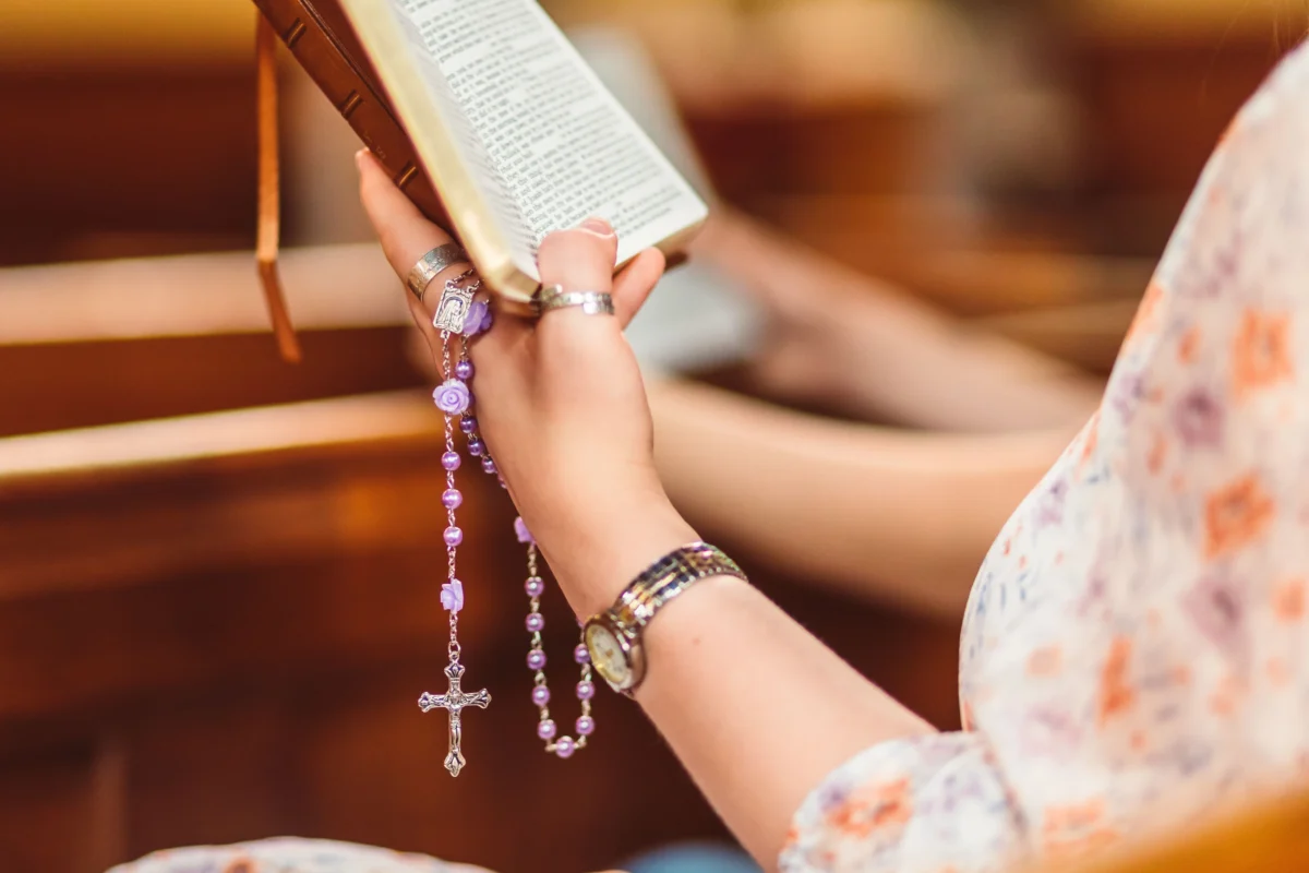 Purple Rosary for Lent